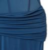 Aliexpress 2025 Outono Novo Estilo Europeu e Americano Elegante Sexy Justo Malha de Seda Costura Vestido Longo 5039814