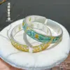 Pulseira Fushi Prata Pura 999.9 Trançada Push-Pull, Estilo Vintage, Ajustável, Brilhante Design Chinês Estilo Antigo, Presente para Mãe