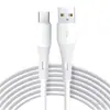 Cabo de Carregamento Type-C Transfronteiriço Carregamento Super Rápido Adequado para Celulares Huawei, Apple e Android, Cabo de Dados Verdadeiro de Silicone Líquido