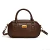 Bolsa de Bowling de Mano para Mujer 2024 Otoño e Invierno Nueva Bolsa Cuadrada Pequeña de Gama Alta Gran Capacidad para Viajar al Trabajo Bolso de Hombro Cruzado