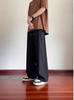 Pantalones Casuales de Seda de Hielo para Hombre Verano Delgados Marca de Moda Yagi Shuai Calle Frita Adolescentes Pantalones Rectos Sueltos 2025 Nuevo