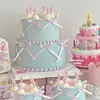 Lazo de Cinta de Poliéster Dulce Hecho a Mano DIY Empaque de Caja de Regalo para Hornear Decoraciones Florales Accesorios de Lazo