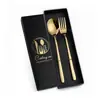 Colher de Aço Inoxidável Longa L Colher Coreana Doméstica para Sopa Colher para Mingau Utensílios de Mesa Colher Redonda Colher para Arroz Colher Garfo Hashi Caixa de Presente