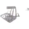 Diámetro Interior 18mmx35mmx1.2mm Cáscara Acrílica Rectangular Barra de Oro Barra de Plata Caja Caja Protectora de Plástico Transparente