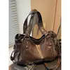 Bolsos de nicho coreanos para mujer 2026 nuevo modelo bolsa cruzada versátil de gran capacidad bolso de hombro informal tipo tote