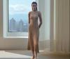 Vestido de punto ajustado de cintura alta sin mangas sexy de verano para mujer de comercio exterior de Amazon de AliExpress 2024 estilo europeo y americano