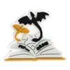 Libro de Aprendizaje Serie Gusano de Libro Zapatos de Cueva Zapato de Flor Hebilla para Zapato Funda para Teléfono Móvil Accesorios para Manualidades Accesorios para Zapatos de PVC Hebilla Decorativa de Dibujos Animados Lindos