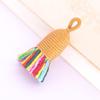 Acessórios Ultra-curtos Pulseira Pingente Colar Pingente Borla Estilo Étnico de Xizang Fio de Algodão Colorido Borla Curta