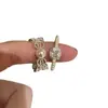 Anillo de Zirconia con Borde de Encaje Suave y Limpio Estilo Coreano, Anillo de Nicho de Alta Gama Hueco, Moderno, Lujo Ligero y Suave