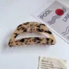 YHJ Nova Presilha de Cabelo de Ácido Acético Acessórios de Cabelo Presilha de Agarre Oca Presilha de Tubarão Elegante Retrô para Cabelo Presilha de Cabelo Headwear
