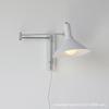 Lámpara de pared móvil de brazo largo extensible de estilo Bauhaus medieval italiano, lámpara de dormitorio de estudio de fotografía plegable retro