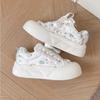 Zapatos de Lona Ligeros con Suela Gruesa para Mujer, Estilo Verano 2025, Zapatos Deportivos Casuales Versátiles y Transpirables, Zapatillas de Caña Baja que Aumentan la Altura, Estilo Nicho