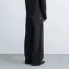 Pantalones deportivos casuales de cuadros bordados estilo americano para hombres y mujeres, versátiles para ir al trabajo, pierna recta holgada, cintura elástica, pantalones casuales cómodos