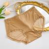 Ropa interior para niñas con borde de encaje hueco, sexy y de satén suave, de cintura baja, transpirable, sedosa y fina.