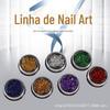 Joias para Nail Art Japonesa Folha de Estanho Colorida Folha de Ouro Folha de Prata Papel Platina Pacote de Unhas Picotado Adesivo de Unha para Fototerapia Tira Dourada