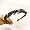 Faixa de Cabelo Floral Antiderrapante Transfronteiriça com Dentes para Mulheres, Grampo de Cabelo, Tiara, Acessório de Cabelo para Lavar o Rosto, Versátil e Estilosa