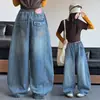 Jeans de Primavera y Otoño para Niñas Modelo 2026 Pantalones Casuales Estilo Coreano para Niñas Mayores con Bolsillos de Solapa y Bordado Doble C
