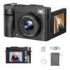 Câmera Digital de Alta Definição 4K de Fábrica, Câmera Mirrorless com Câmera Dupla para Estudantes, Outdoor, Beleza, Câmera Digital Doméstica