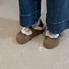 Sapatos Mary Jane Estilo Birkenstock com Laço Doce Estilo Coreano para Mulheres Outono e Inverno 2025 Tendência
