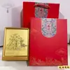 Decoración de Adornos para el Festival del Bote del Dragón de Oro Puro 999, Recuerdos Festivos, Regalos al por Mayor para Atracciones Turísticas, Adornos Artesanales Culturales y Creativos