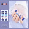 Zhengxiang calcomanías de uñas personalizadas japonesas y coreanas flor de tulipán lindas polvo de cebolla esmalte de uñas película calcomanías de uñas venta al por mayor transfronteriza