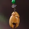 Sándalo Creativo DIY Pinza de Cangrejo Colgante de Dinero Manualidad Cadena de Teléfono Colgante de Bolso Llavero