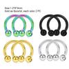 Cross-border Hot Sale 40 Pack Aço Inoxidável Nariz Argola Lábio Unha Sobrancelha Unha Múltiplo Conjunto Misto Body Piercing Acessórios