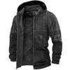 2024 Veludo Transfronteiriço Espessado Algodão Inverno Roupa Exterior Inverno Masculino Forro Dupla Camada Veludo Grosso Algodão Roupa Exterior Jaqueta de Algodão Quente