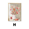 Pintura decorativa de escada duplex estilo creme parede de fundo de sofá da sala pinturas penduradas de três peças corredor corredor mural de plantas verdes