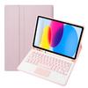 Funda Protectora con Teclado Bluetooth para Samsung Tab A9Plus S11 A11+ Teclado Táctil con Retroiluminación Ranura para Lápiz Funda de Cuero