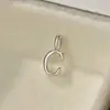 Plata S925 Colgante Individual Transfronterizo Pulsera de Letras DIY Collar Chapado en Oro de 14K Accesorios de Colgantes Simples Compactos