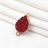 Fabricante Venta al por Mayor Racimo de Cristal Gota de Agua Accesorios Durzy Doble Gancho Pulsera Collar Colgante Accesorios DIY Joyería Popular Europea y Americana