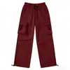 Pantalones de Trabajo de Calle Estilo Americano para Hombre de Comercio Exterior Transfronterizo, Nuevos de Primavera Modernos de Corte Holgado tipo Jogger Casual de Pierna Ancha Largos Venta al por Mayor