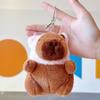 Chaveiro de Pelúcia Explosivo de Capivara Pingente de Porquinho da Índia Aquático Boneco de Máquina de Pegar Brinquedo Boneco Presente
