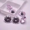 4-12mm Rosa Claro Redondo Nido de Pájaro Corte Piedra Preciosa Zirconia de Color Piedra Suelta Circonita Cúbica Sintética Rhinestones para Uñas DIY