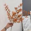 Mango de planta artificial manojo hojas de sauce boda hogar arreglo floral decoración bambú panda flor falsa hojas falsas maceta planta verde