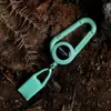 Porta-Chaves Telescópico de Alto Retorno Anti-Perda Anti-Furto Corrente de Chave Telescópica Anti-Perda Capa para Isqueiro Fivela de Puxada Fácil