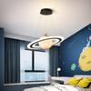 Lustre para Quarto Infantil Quarto de Dormir Quarto de Menino Lâmpada Planeta Espacial Personalidade Criativa Terra Errante Estrela da Internet Lâmpada Vazia