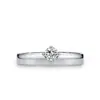 Anel de Prata Esterlina S925 Transfronteiriço Novo Zircônia Geométrica Design Simples Feminino Sentido de Alto Padrão Combinação de Anel de Diamante de Simulação