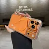 Adecuado para funda de teléfono iPhone 18 Pro Max, soporte magnético transparente para lente, funda protectora anti-caídas con agujero grande Apple 17