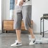 Pantalones capri de algodón y lino para hombre, novedad de verano de 2023, pantalones holgados informales de talla grande, pantalones rectos para hombre, venta al por mayor