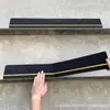 Faixa antiderrapante para degraus de escada PVC fosco preto luminoso à prova d'água resistente ao desgaste refletiva antiderrapante antiderrapante transfronteiriça