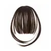 Franja Mini, Franja com Efeito Leve (Air Bangs), Franja Falsa, Franja Realista para Mulheres, Aplique de Cabelo com Franja Fina