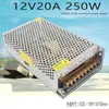 Fuente de alimentación conmutada de 220 a 24v12v5v CC 2a3a5a10a20 amperios luz indicadora transformador volt alta potencia