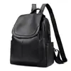Mochila de moda transfronteriza de primera capa para mujer 2025 tendencia coreana mochila de piel de vaca para mujer bolso simple de cuero suave primera generación de pelo