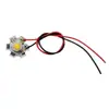 Cuentas de Luz LED con Cable de Alta Potencia Substrato de Aluminio de 20 mm Cables Rojo y Negro 1W3W5W Luz Blanca de Alto Brillo Diodo Emisor de Luz de 3V