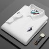 Camisa Polo Paul de Verano 2025 para Hombre de Manga Corta de Algodón con Cuello de Solapa Camiseta Casual de Negocios