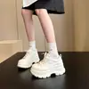 Zapatos Blancos de Plataforma Súper Calientes para Mujer 2026 Nueva Llegada de Primavera Más Vendidos Aumentadores de Altura Para Personas Bajas Deportivos Casuales Gruesos Zapatos de Papá