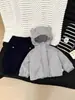 Chaqueta de Algodón con Capucha Linda para Niños, Ropa de Bebé Estilo Coreano de Invierno, Abrigo de Algodón Grueso y Forrado de Felpa, Ropa de Abrigo Cortavientos y Cálida para Bebés