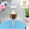 Spot del Fabricante 24 Dientes Aluminio Anodizado Cabezal de Bomba para Loción 28 Dientes Plata Mate Cabezal de Bomba de Aluminio Bomba de Aluminio para Loción Paquete Cosmético